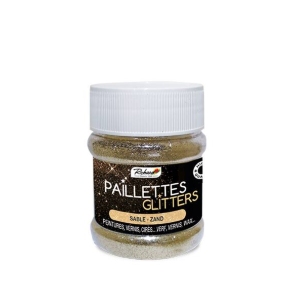 Additif paillettes peinture Sable 80gr