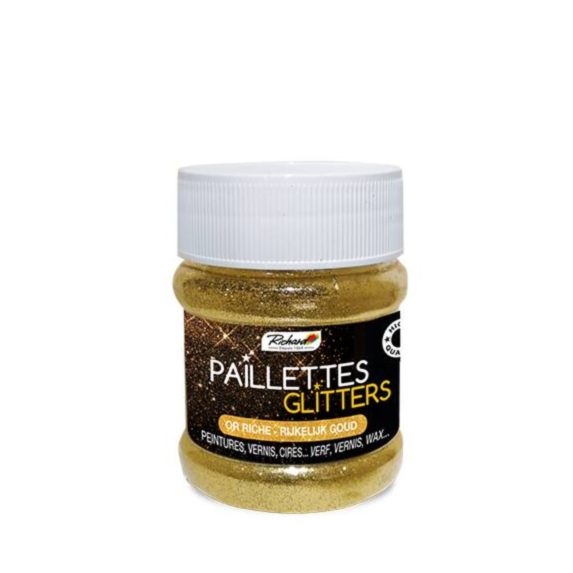 Additif paillettes peinture Or Riche 80gr