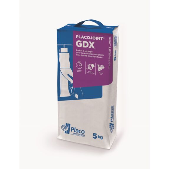 Enduit joint plaque de plâtre Placojoint® GDX 5kg - PLACO®