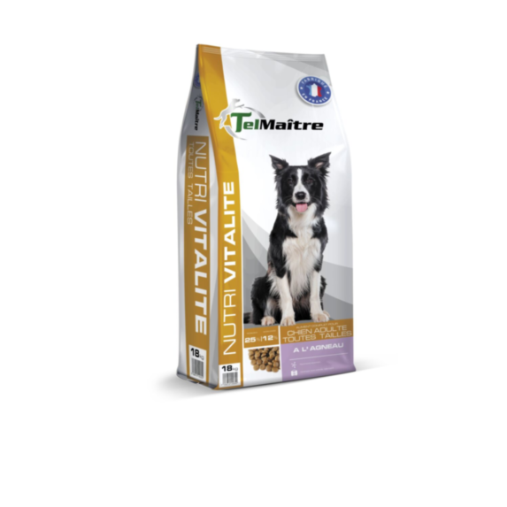 Croquettes nutri vitalite 25/12 18kg - TEL MAITRE