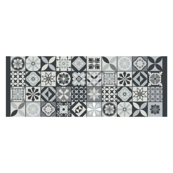 Tapis d'intérieur Lys Mix Gris 120x45cm - CORYL