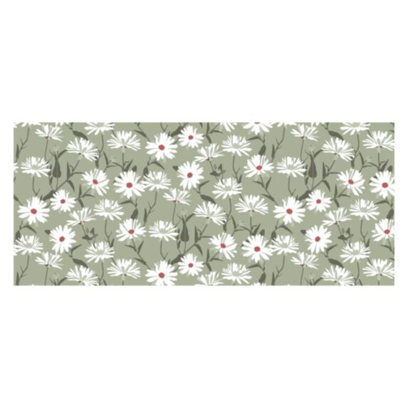 Nappe Lautrec marguerites vert - CORYL