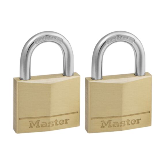 Cadenas x2 40mm laiton - MASTER LOCK