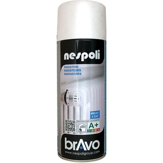 Aérosol spécial radiateur blanc satiné