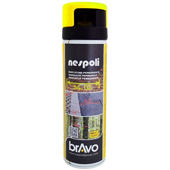 Aérosol traceur de chantier rouge fluo 500 ml