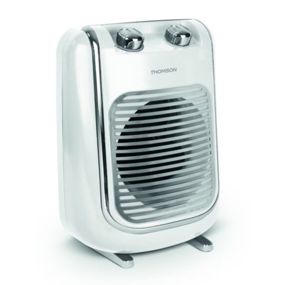Radiateur soufflant salle de bain 1000-2000W vintage blanc - THOMSON
