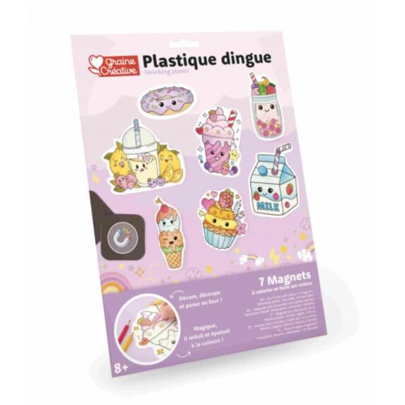 Kit Plastique Dingue Aimants Kawai - GRAINE CREATIVE