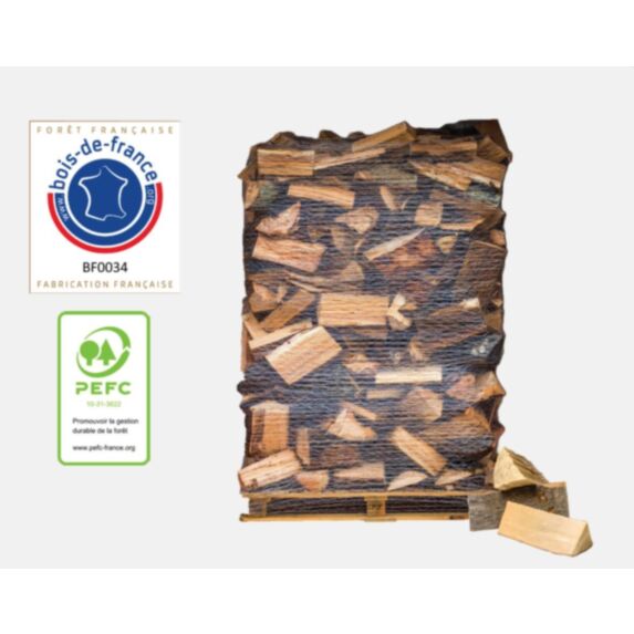 Bûches de bois de 25cm de long en ballot de 2m³ - FLAMINO