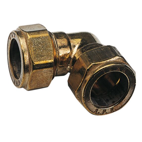 Coude laiton égal à compression Ø16