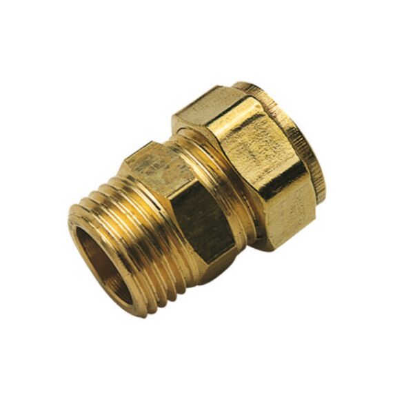 Raccord laiton à compression TC 16 - mâle 20/27