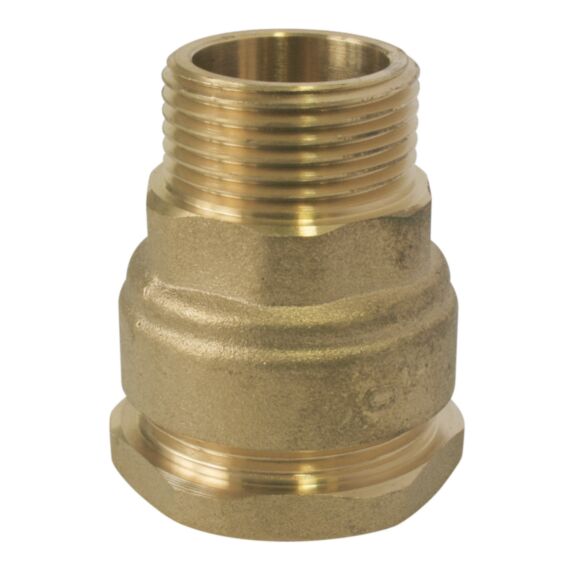 Raccord PE laiton droit mâle PE25 - M20/27