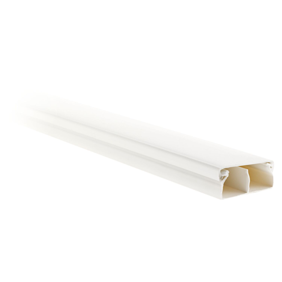 MOULURE 40X17 BARRE DE 2M BLANC RAL 9016