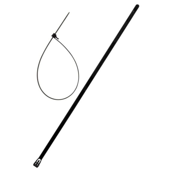 20 colliers réutilisables 7,6 x 250 mm noir - INOTECH