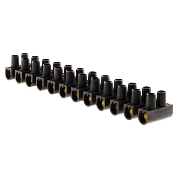 Barrettes 12 plots 16 mm² noir zenitech