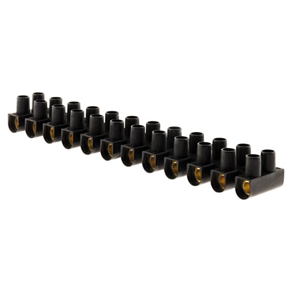 Barrettes 12 plots 25 mm² noir zenitech