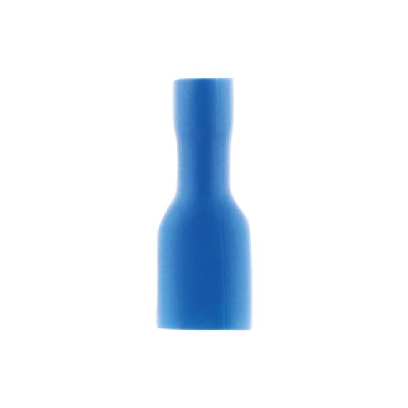 10 cosses bleu clips f isolés 6,3 mm zenitech