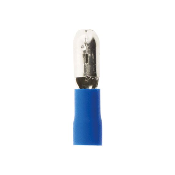 10 cosses bleu fiches mâles 5 mm zenitech