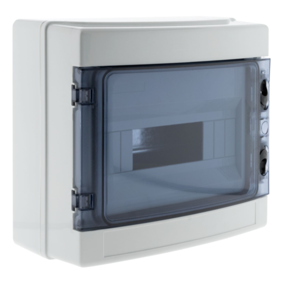 Coffret étanche 8 modules IP65 blanc - ZENITECH