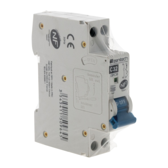 Disjoncteur ph/n - 32a nf - zenitech