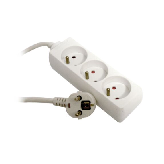 Multiprise 3 Pirses 16A + Terre - ZENITECH