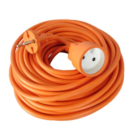 Rallonge électrique de jardin orange 50m - ZENITECH