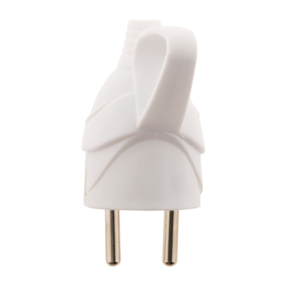 Fiche 1 prise mâle 16A Anneau Blanc - ZENITECH