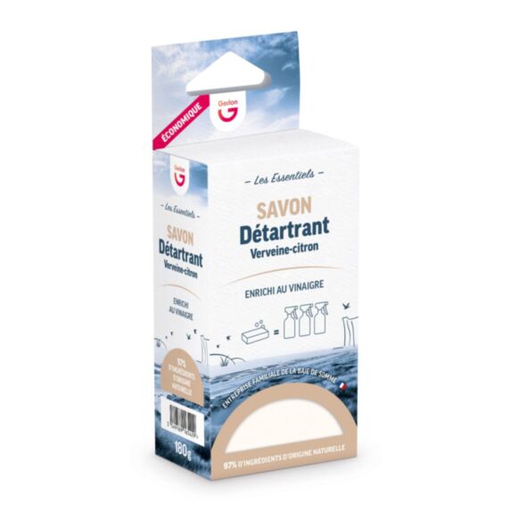 Savon détartrant verveine citron 180gr - GERLON