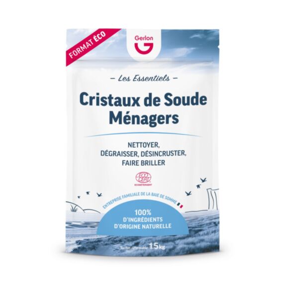 Cristaux de soude véritables 1,5kg - GERLON