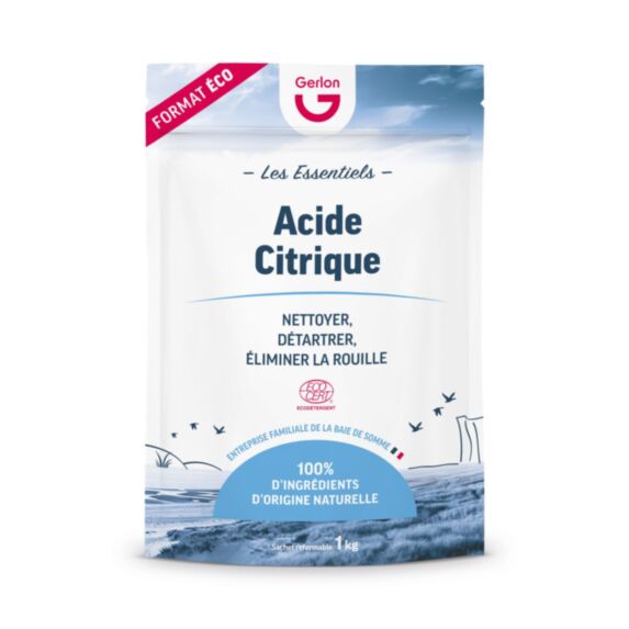Acide citrique Doypack 1kg - GERLON