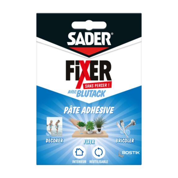 Pâte adhésive Fixer Sans Perce Blutack 45g - SADER