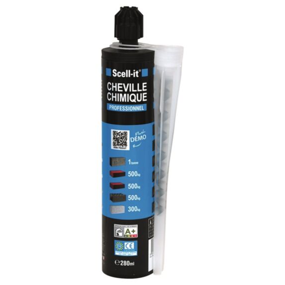 kit de cheville chimique professionnel x-pro 280 ml - SCELL IT