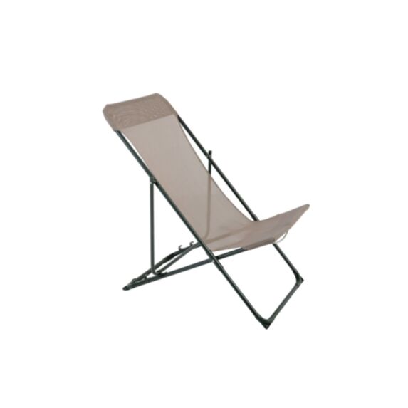 Chilienne en acier gris foncé/texaline taupe