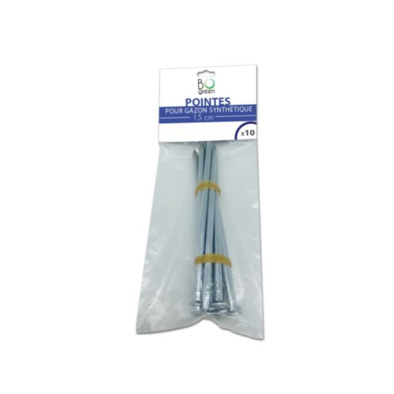 Pointe gazon acier x10 - BOGREEN