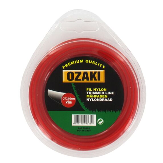 Coque fil nylon rond Ø3,00 mm, 9m - OZAKI