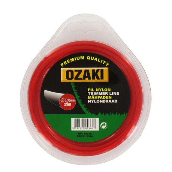 Coque fil nylon rond Ø3,30 mm, 9 m - OZAKI