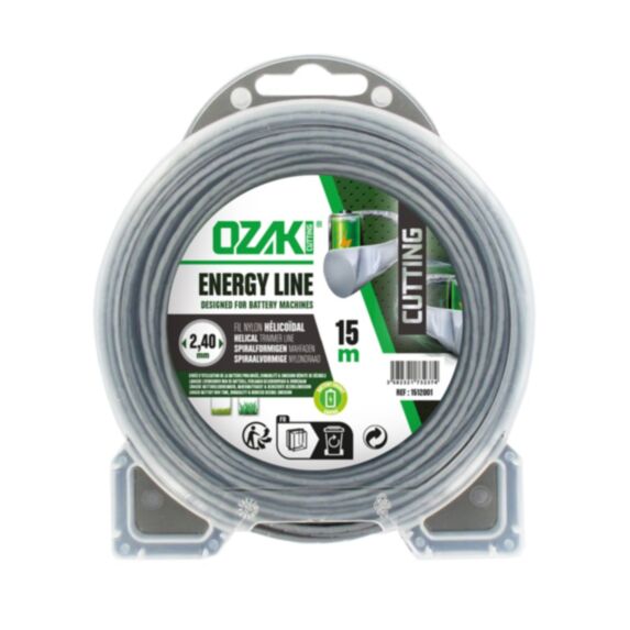 Coque fil nylon ondulé Energy Line 2 mm - OZAKI