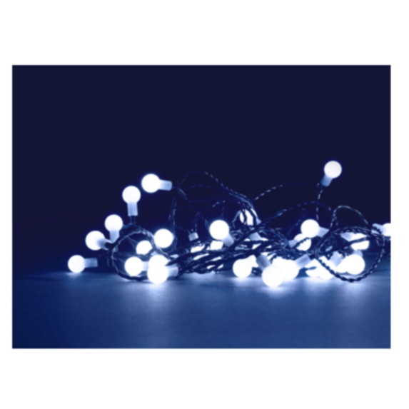 Guirlande cherry led blanc 8m - BLACHERE
