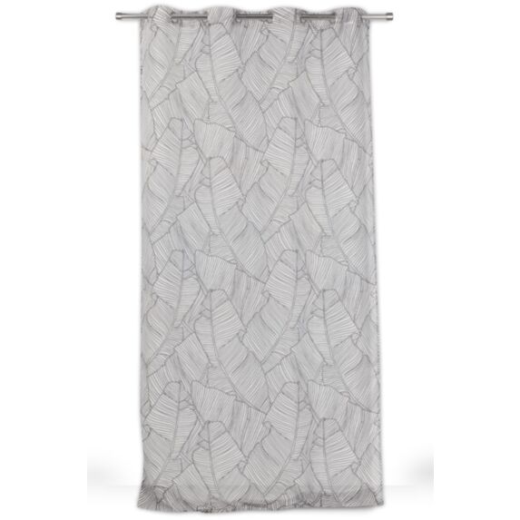 Voilage 140x280cm Palma Gris