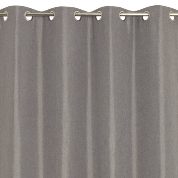 Rideau thermique 135x240cm Chambray gris - JBY CREATION