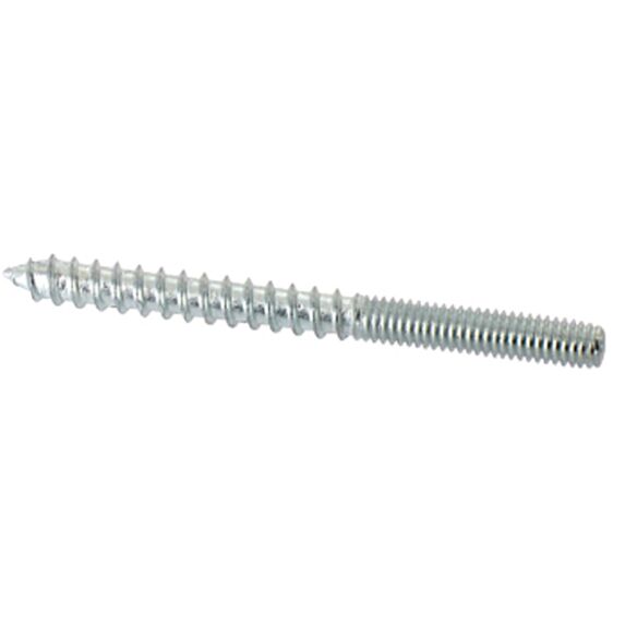 10 vis 2 filets bois métal acier zingué 4x25 - INVENTIV