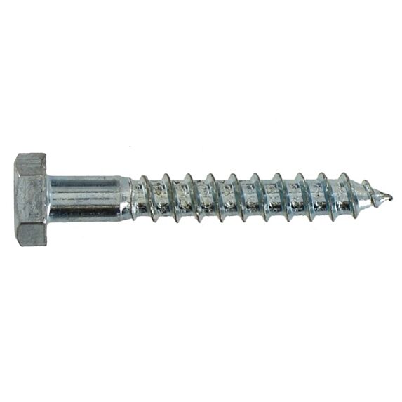 15 tirefonds acier zingué 6x25 - INVENTIV