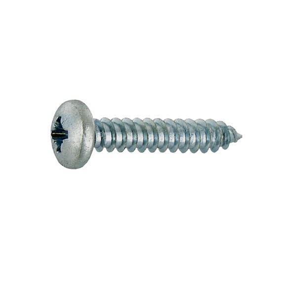 25 vis tôle tête cylindrique acier zingué 4,8x19 - INVENTIV