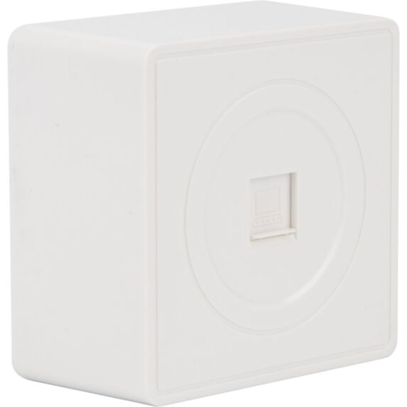Prise RJ45 saillie Helios blanc - INVENTIV