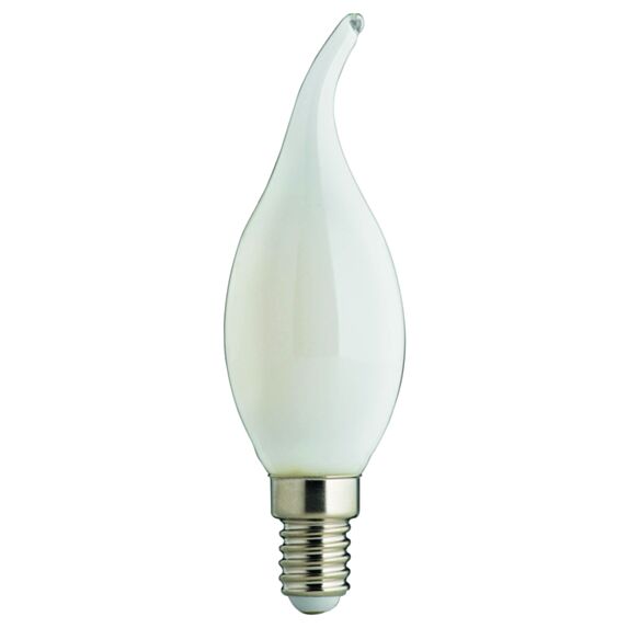 Ampoule Filament Flamme Culot E14 Finition Opaque 470 L 40 W  4000 Kelvins - INVENTIV