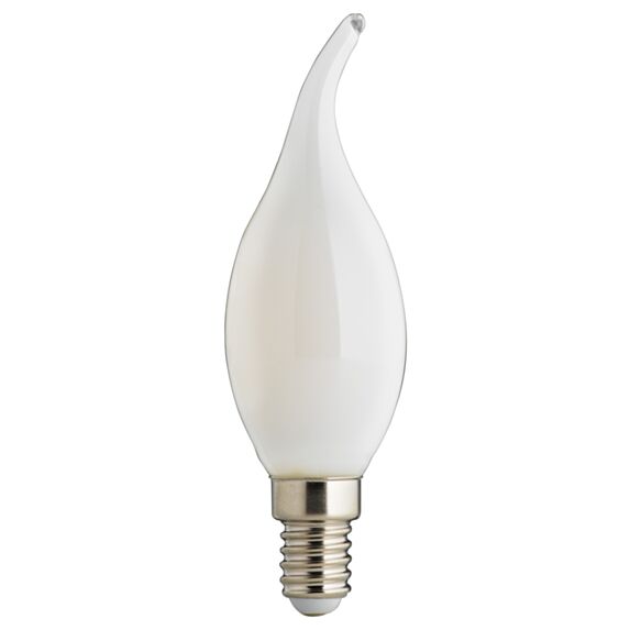 Ampoule Retroled flamme E14 opaque 470lm 5W blanc chaud - INVENTIV