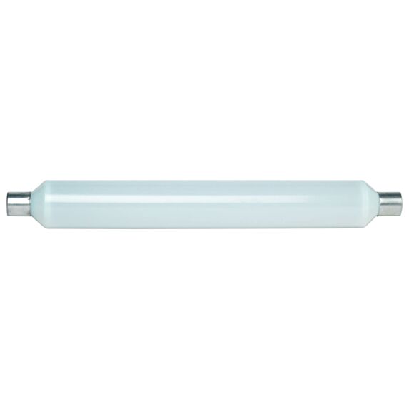 Tube LED S19 31cm dépoli blanc chaud 3000K - INVENTIV