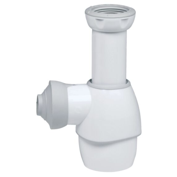Siphon évier/lavabo blanc - INVENTIV