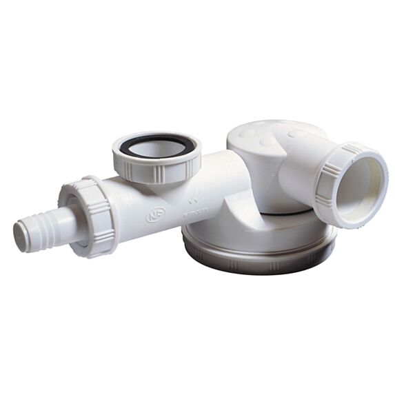 Siphon extra-plat pour évier 1 bac - INVENTIV