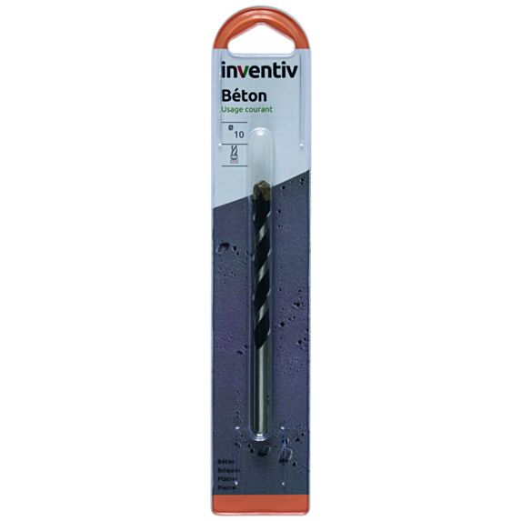 Foret béton Ø10 x 120 mm - INVENTIV