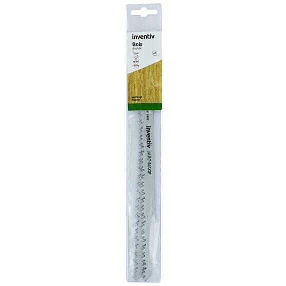 2 lames de sabre jardinage CP 190 mm - INVENTIV